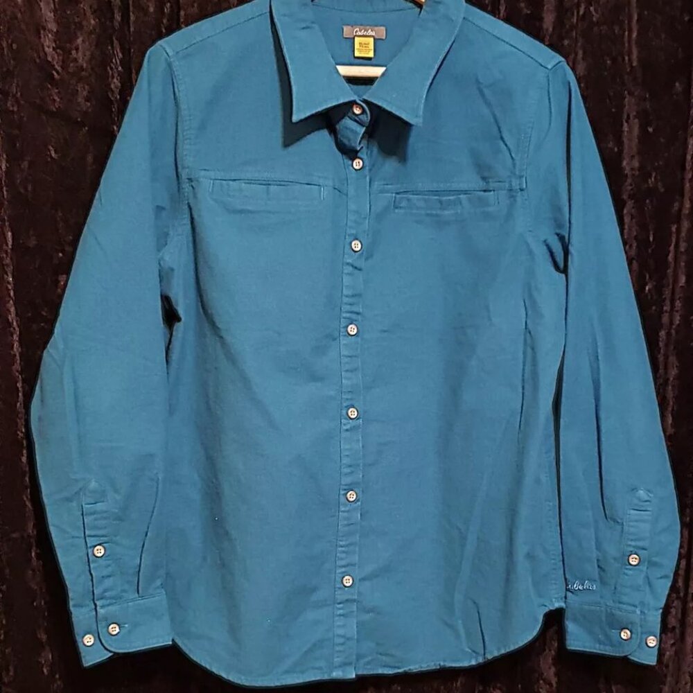 Cabela's Flannel button up long sleeve size XL